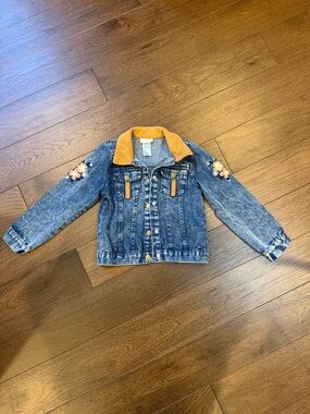 Little Lass Girls Denim Jacket Size 6 - C34-006
